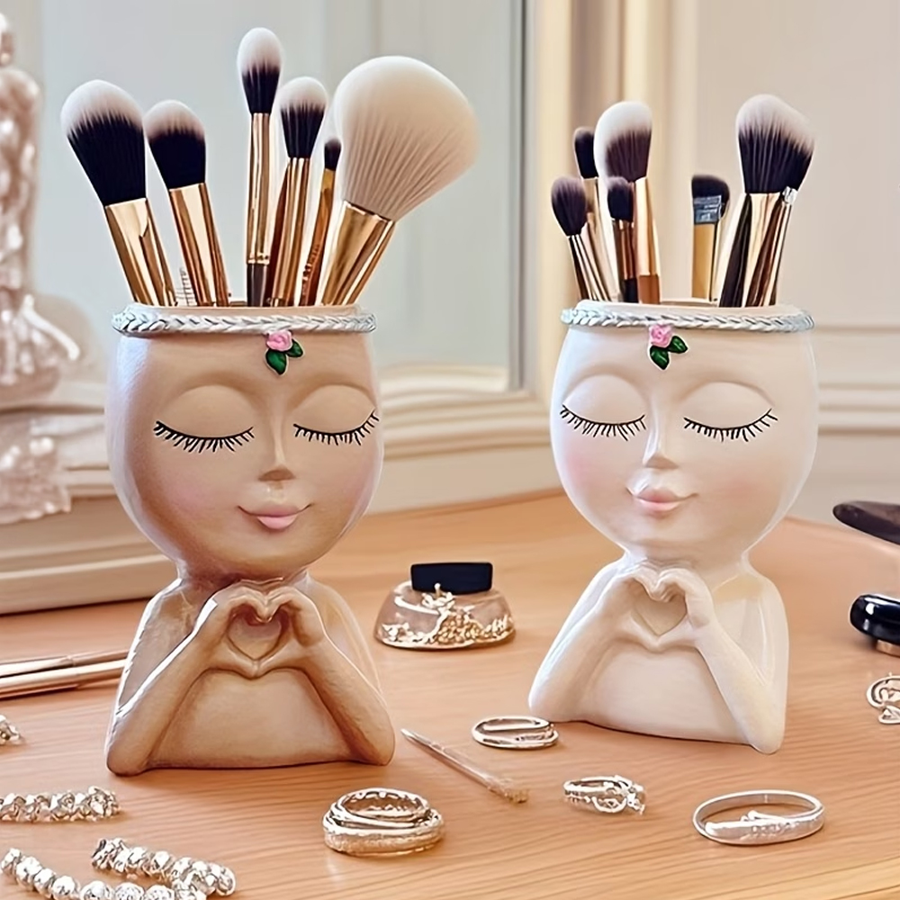 Luxury Skincare And Makeup Brands - 1-piece makeup brush and eyebrow brush