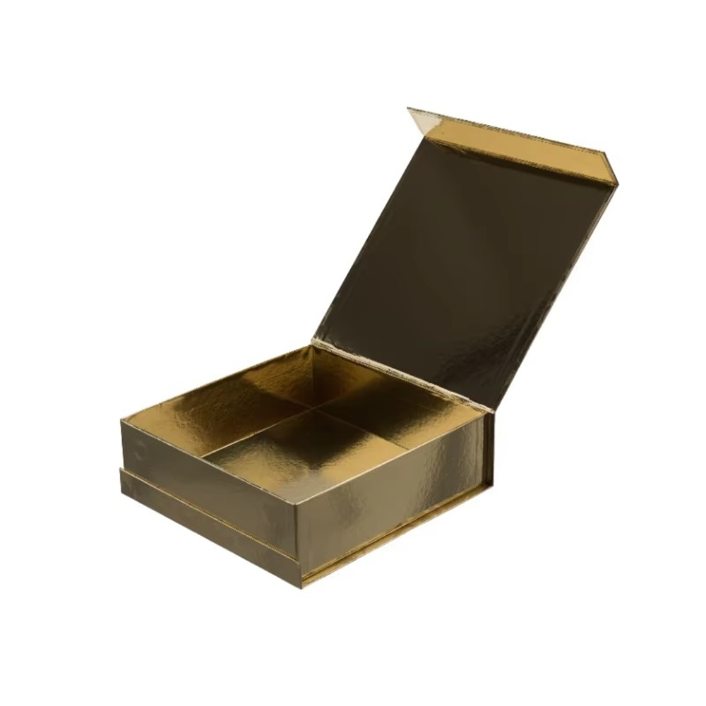 Luxury Skincare Packaging - Custom Luxury Gift Box｜Magnetic Gold Foil