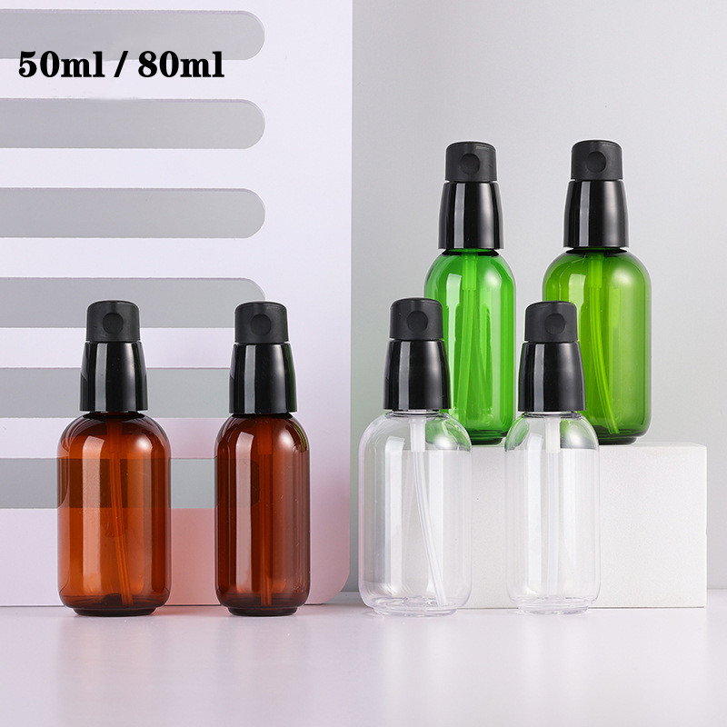 Luxury Skincare Packaging - Luxury 50ml 80ml Green Clear Brown