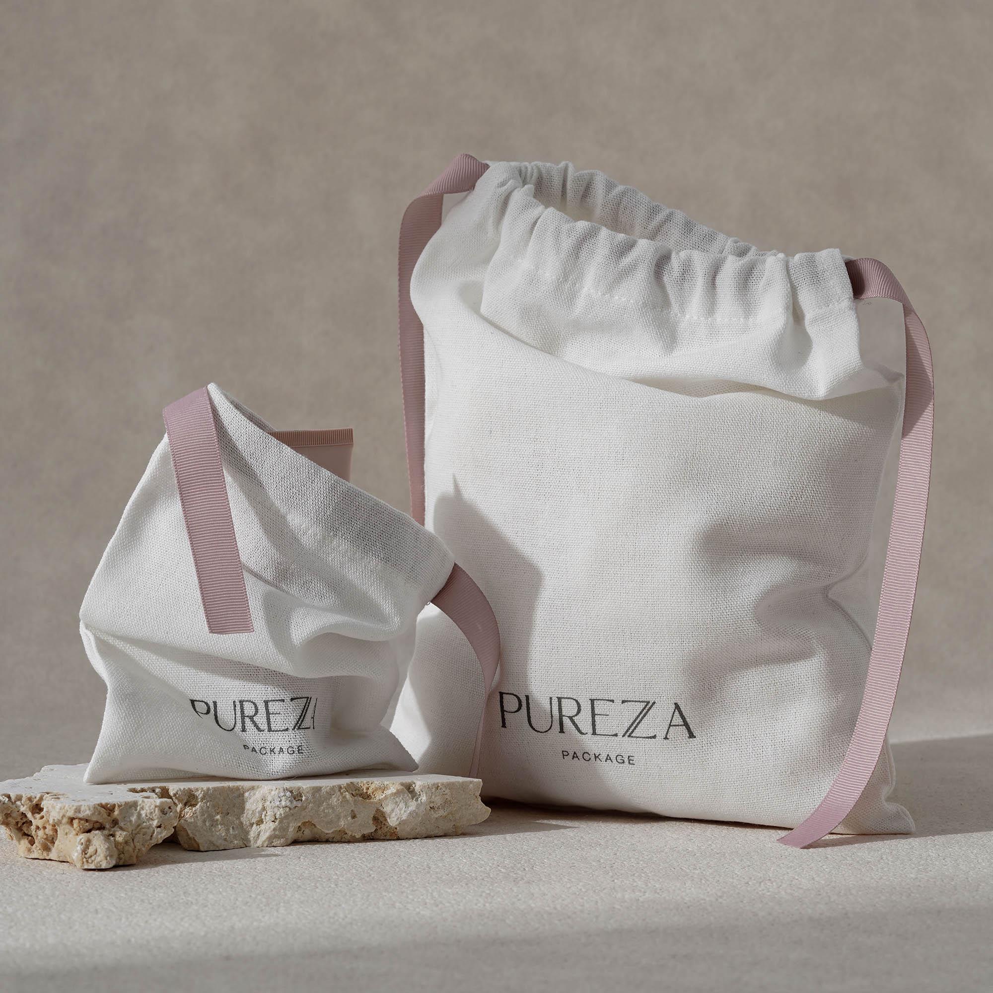 Cotton Drawstring Bag Eco-Frie - đánh giá và giá Luxury Skincare Packaging