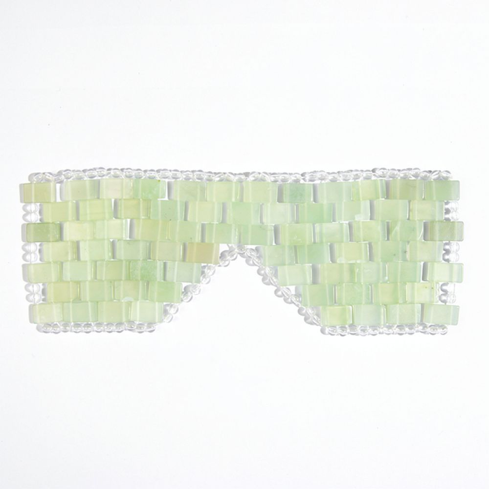 Natural Stone Xiu Jade Eye Mas - đánh giá và giá Luxury Skincare Tools