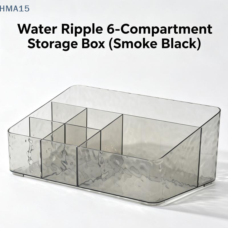 【YA】6 Compartment Clear Cosmet - đánh giá và giá Luxury Skincare Tools
