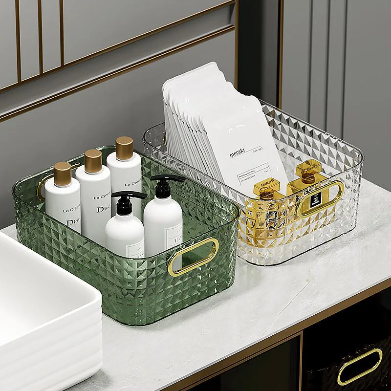 Desktop Cosmetics Storage Box  - đánh giá và giá Luxury Skincare Tools
