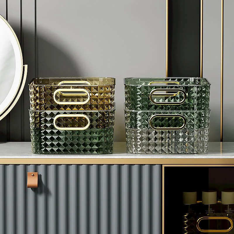 Desktop Cosmetics Storage Box  - đánh giá và giá Luxury Skincare Tools