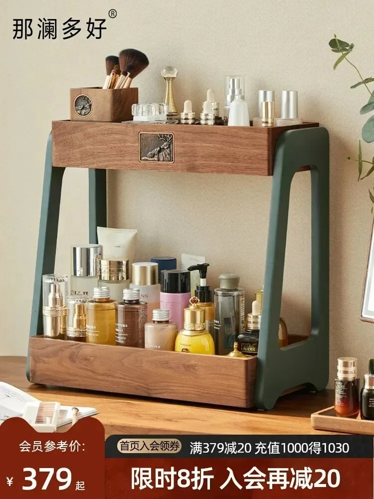 Desktop double-layer cosmetic  - đánh giá và giá Luxury Skincare Tools