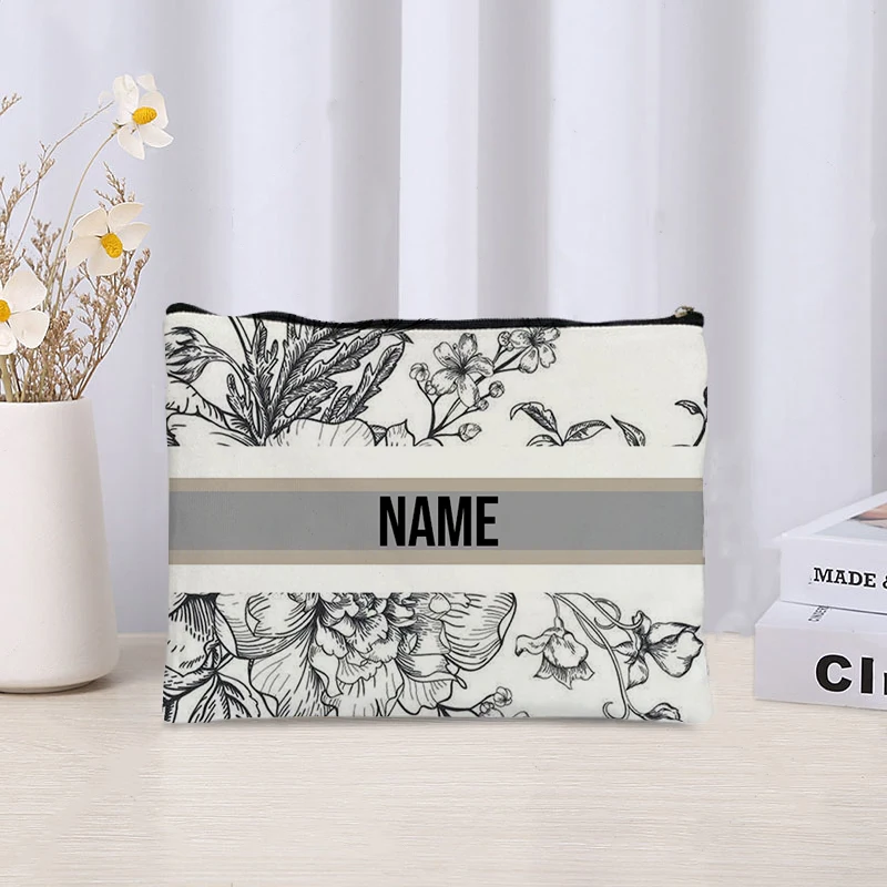 Custom Name Vintage Makeup Bag - đánh giá và giá Luxury Skincare And Makeup Brands